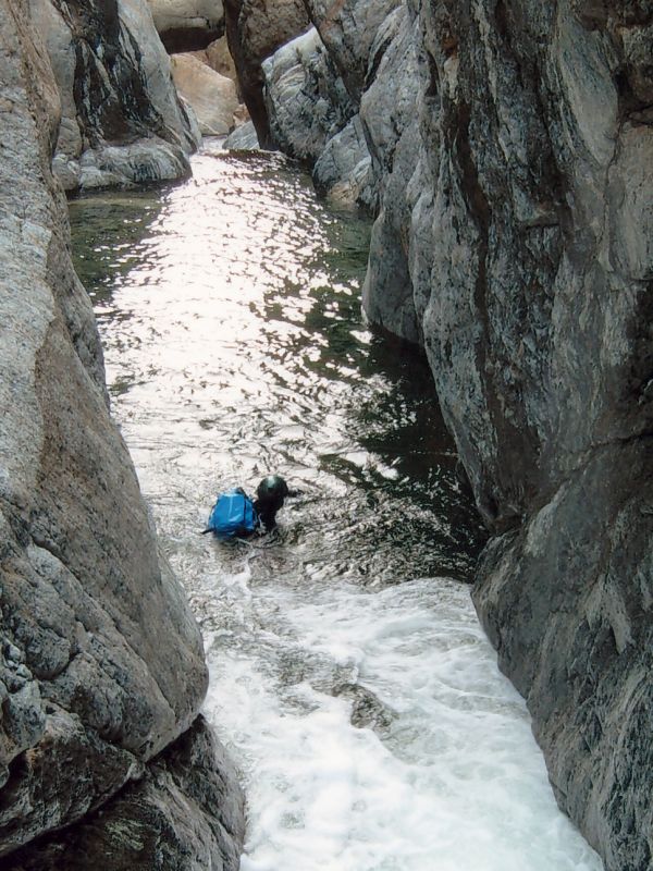 Canyoning activities in the Park